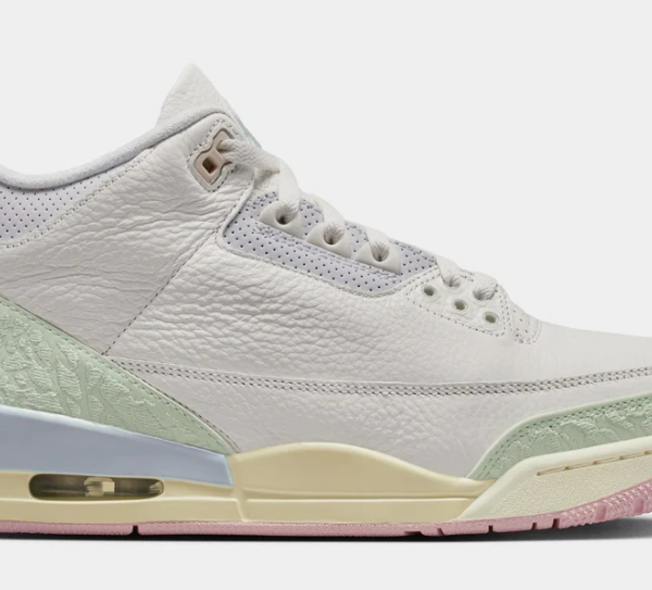 Air Jordan 3 Retro Sail And Jade Aura Mens Lifestyle Shoes $215.00 $ 105.00