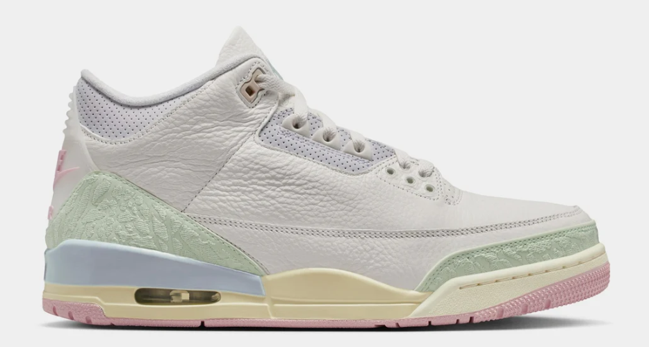 Air Jordan 3 Retro Sail And Jade Aura Mens Lifestyle Shoes $215.00 $ 105.00