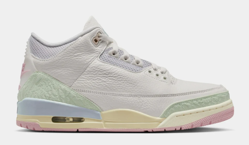 Air Jordan 3 Retro Sail/Jade Aura/Aura/Iced Carmine
