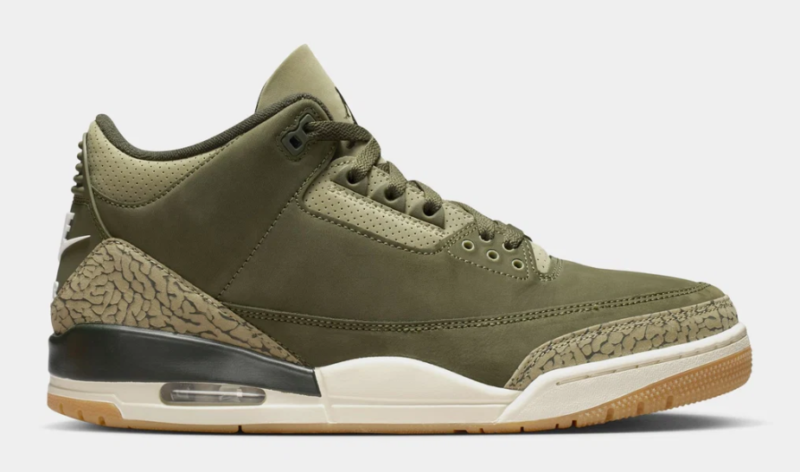 Air Jordan 3 Retro Medium Olive/Sequoia/Neutral Olive/Sail/Total