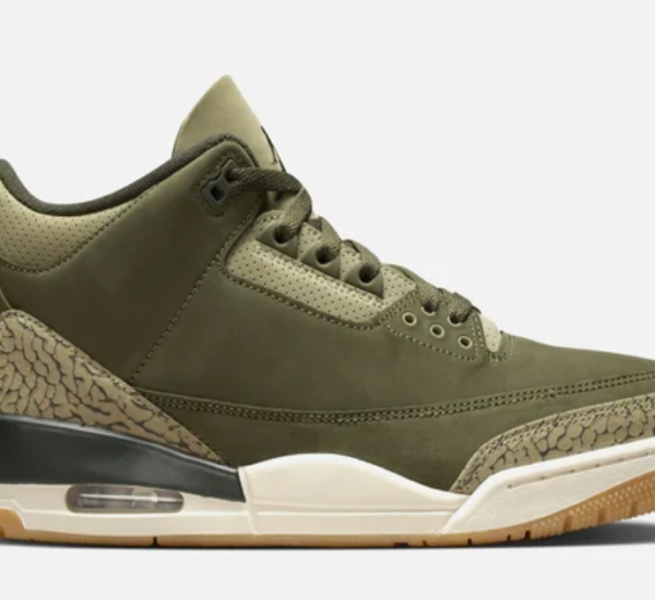AIR JORDAN 3 RETRO MEDIUM OLIVE $215 $109.97