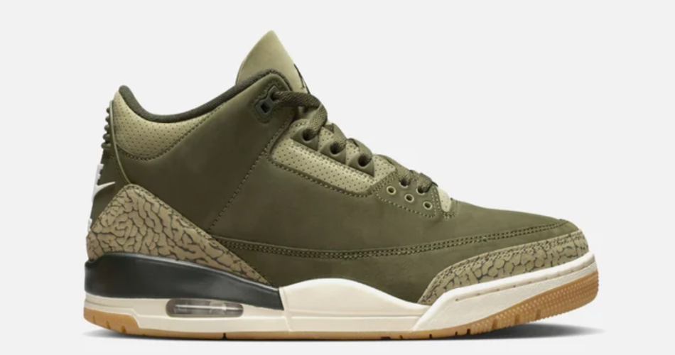 AIR JORDAN 3 RETRO MEDIUM OLIVE $215 $109.97