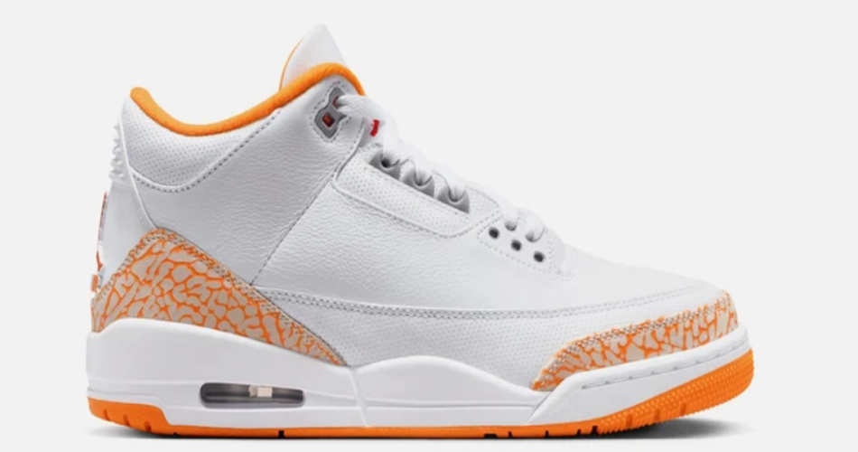 AIR JORDAN 3 RETRO ORANGE CITRUS $205 $129.98