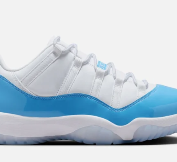 AIR JORDAN 11 RETRO LOW UNIVERSITY BLUE $195 $130