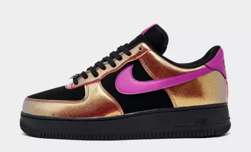 Nike Air Force 1 '07 LV8 SE Glam Rock Black/Gold/Bold Berry
