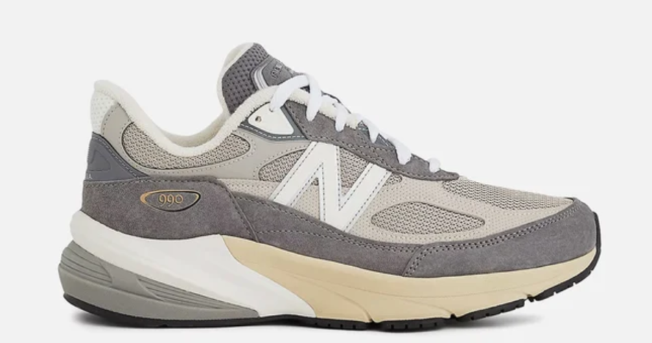 NEW BALANCE MENS LIFESTYLE SHOE 990 V6 MADE IN USA CASTLEROCK MOONROCK $220 $124.97