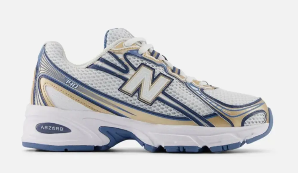 NEW BALANCE 740 HERON BLUE/VINTAGE INDIGO/GOLD METALLIC/SEA SALT