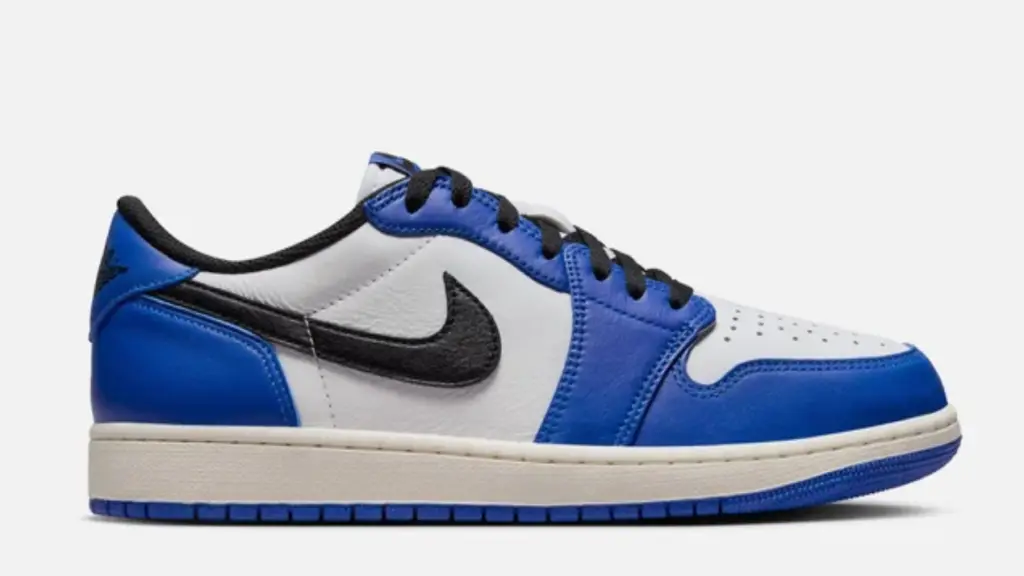 AIR JORDAN 1 LOW WHITE/GAME ROYAL/SAIL/BLACK
