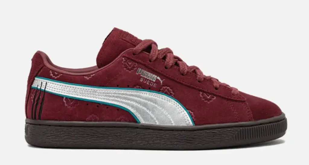 PUMA ONE PIECE SUEDE RED/BLUE