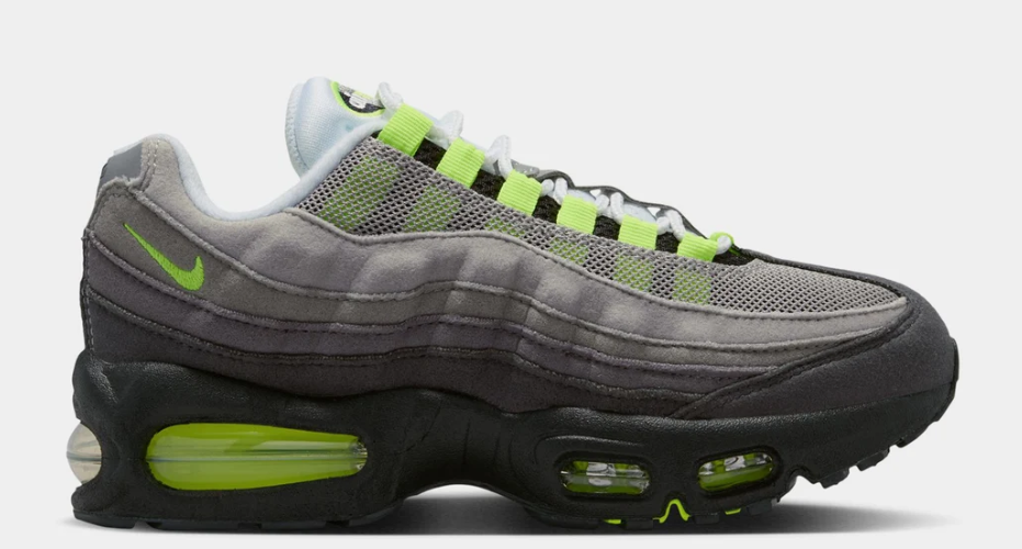 Nike Air Max 95 Big Bubble Neon Grade School Running Shoes $147.00 $ 99.98