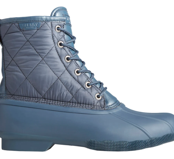 Saltwater Quilted Round Toe Duck Rain Boots is $24.95 at ShoeBacca, down from $100 (75% off). Near full size run at the time of scan.
