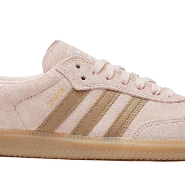 Adidas Samba ADV Shoes - Blush Pink/Cardboard/Gum is $50 at CCS, down from $100 (50% off). Prime sizes remain at the time of scan.