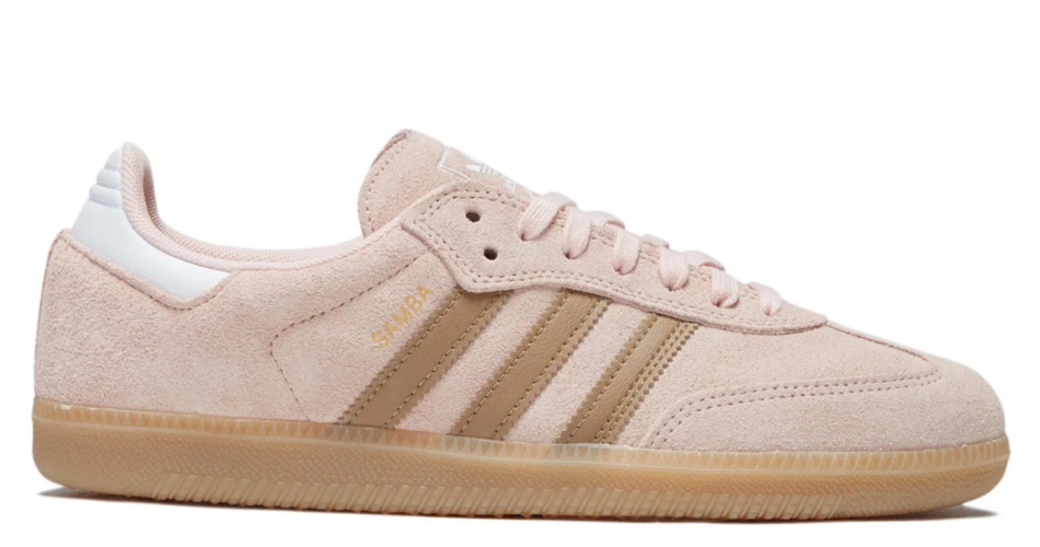 Adidas Samba ADV Shoes - Blush Pink/Cardboard/Gum is $50 at CCS, down from $100 (50% off). Prime sizes remain at the time of scan.