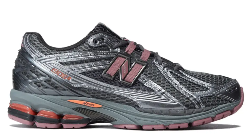 New Balance 1906R Shoes - Dark Silver Metallic/Rosewood