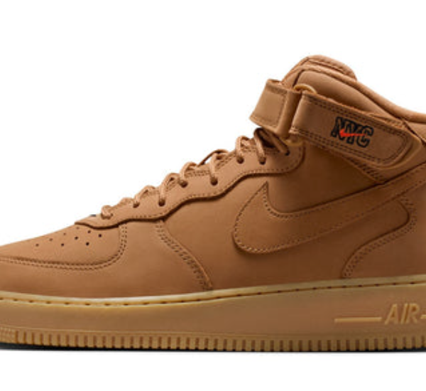 Nike Mens Air Force 1 Mid '07 Premium "NYC" Shoes $70 $140