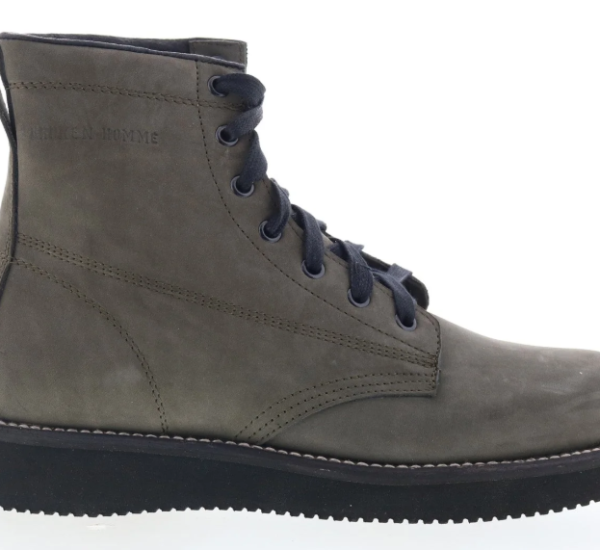 Broken Homme James Boot FB12002 Mens Green Suede Lace Up Casual Dress Boots is $70.99 at Ruze Shoes, down from $299 (76% off). Near full size run at the…
