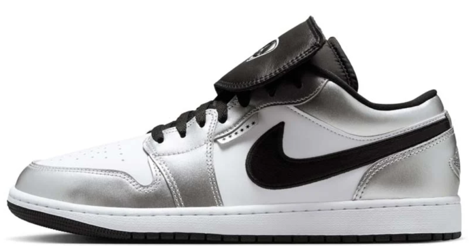 Air Jordan 1 Low SE - White/Metallic Silver is $71.50 at Sneaker Politics, down from $130 (45% off). Full size run at the time of scan.
