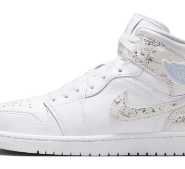 Air Jordan 1 Mid SE - White/Field Silver is $77 at Sneaker Politics, down from $140 (45% off). Full size run at the time of scan.