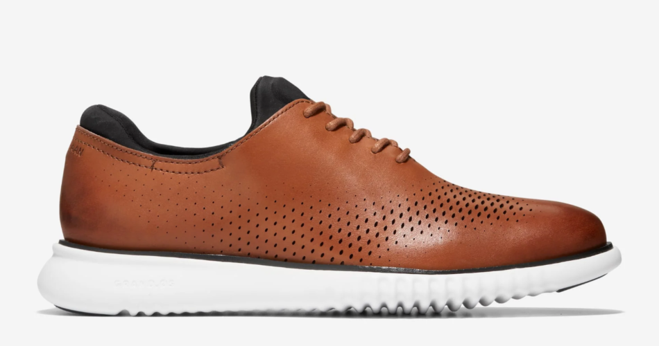 Men's 2.ZERØGRAND Laser Wingtip Oxfords is $139.95 at Cole Haan, down from $310 (55% off). Full size run at the time of scan.