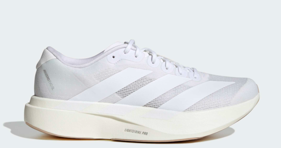 Men's adidas Running Adizero Evo SL Shoes White / Warm Sandstone is $105 at Chicago City Sports, down from $150 (30% off). Full size run at the time of…