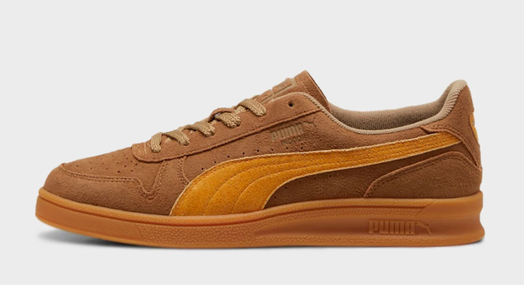 Puma Indoor R-Suede (Chocolate Chip-Sport Yellow)