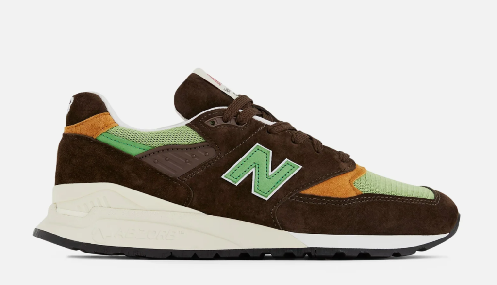New Balance Made in USA 998 Mens Lifestyle Shoe - Rich Earth/Chive