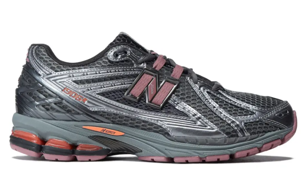 New Balance 1906R Shoes - Dark Silver Metallic/Rosewood