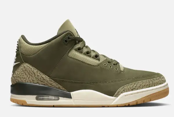 Air Jordan 3 Retro Medium Olive Mens Lifestyle Shoe - Medium Olive/Sequoia/Neutral Olive/Sail/Total Crimson is $109.97 at Shop Nice Kicks, down from $215…